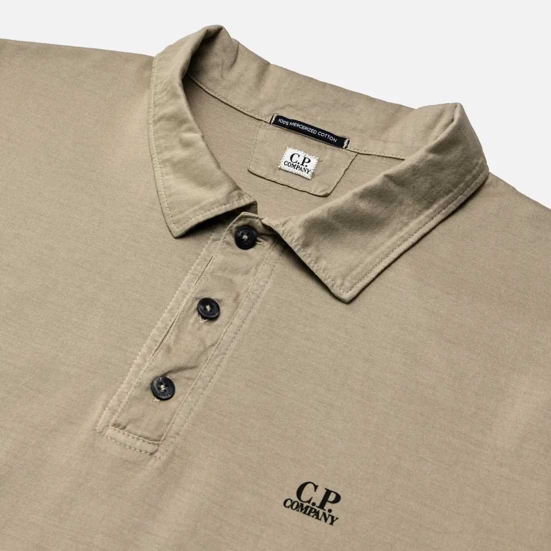 C.P. Company Мужское поло 70/2 Mercerized Jersey Twisted Logo