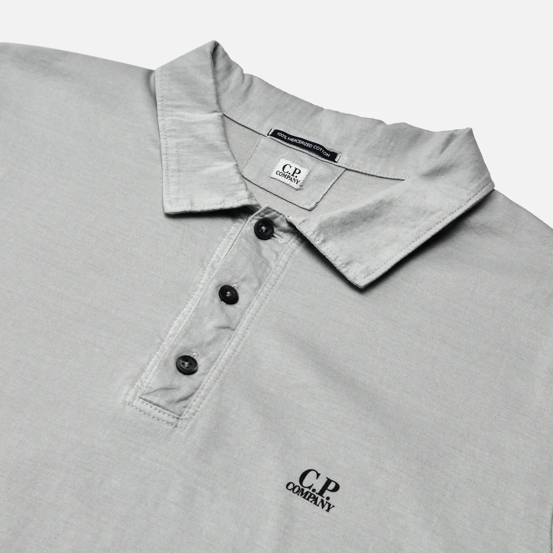 C.P. Company Мужское поло 70/2 Mercerized Jersey Twisted Logo