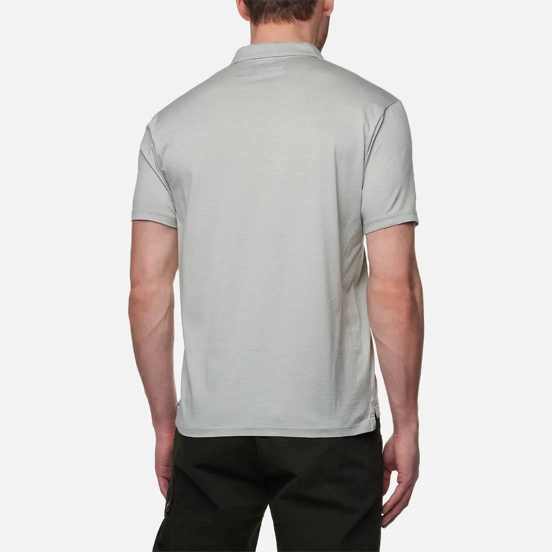 C.P. Company Мужское поло 70/2 Mercerized Jersey Twisted Logo