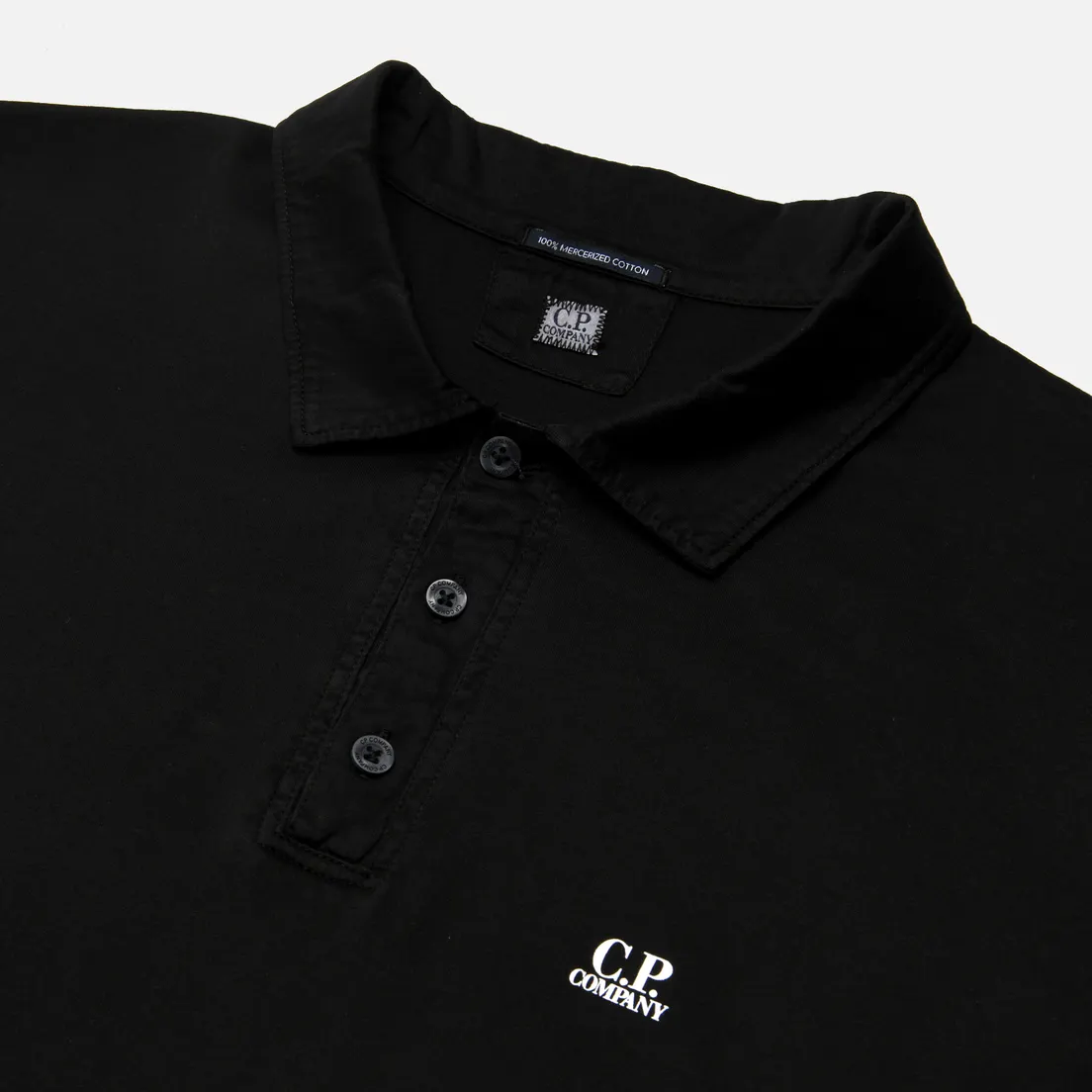C.P. Company Мужское поло 70/2 Mercerized Jersey Twisted Logo