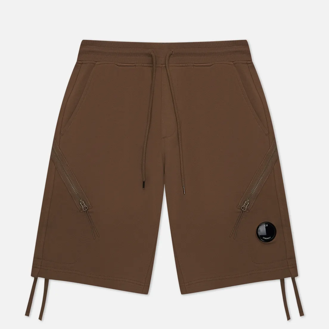 C.P. Company Мужские шорты Diagonal Raised Fleece Zipped Pocket