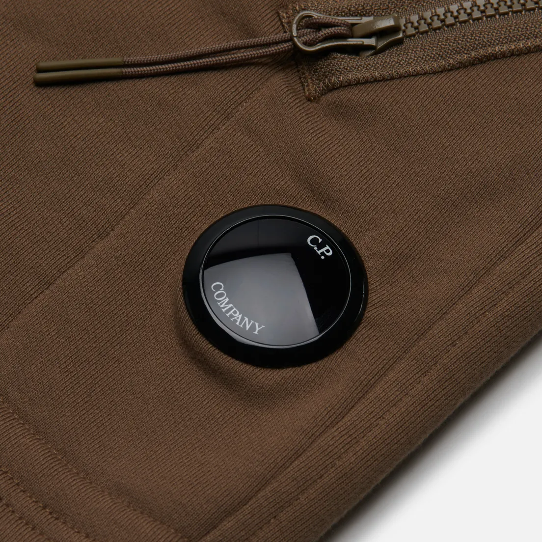 C.P. Company Мужские шорты Diagonal Raised Fleece Zipped Pocket