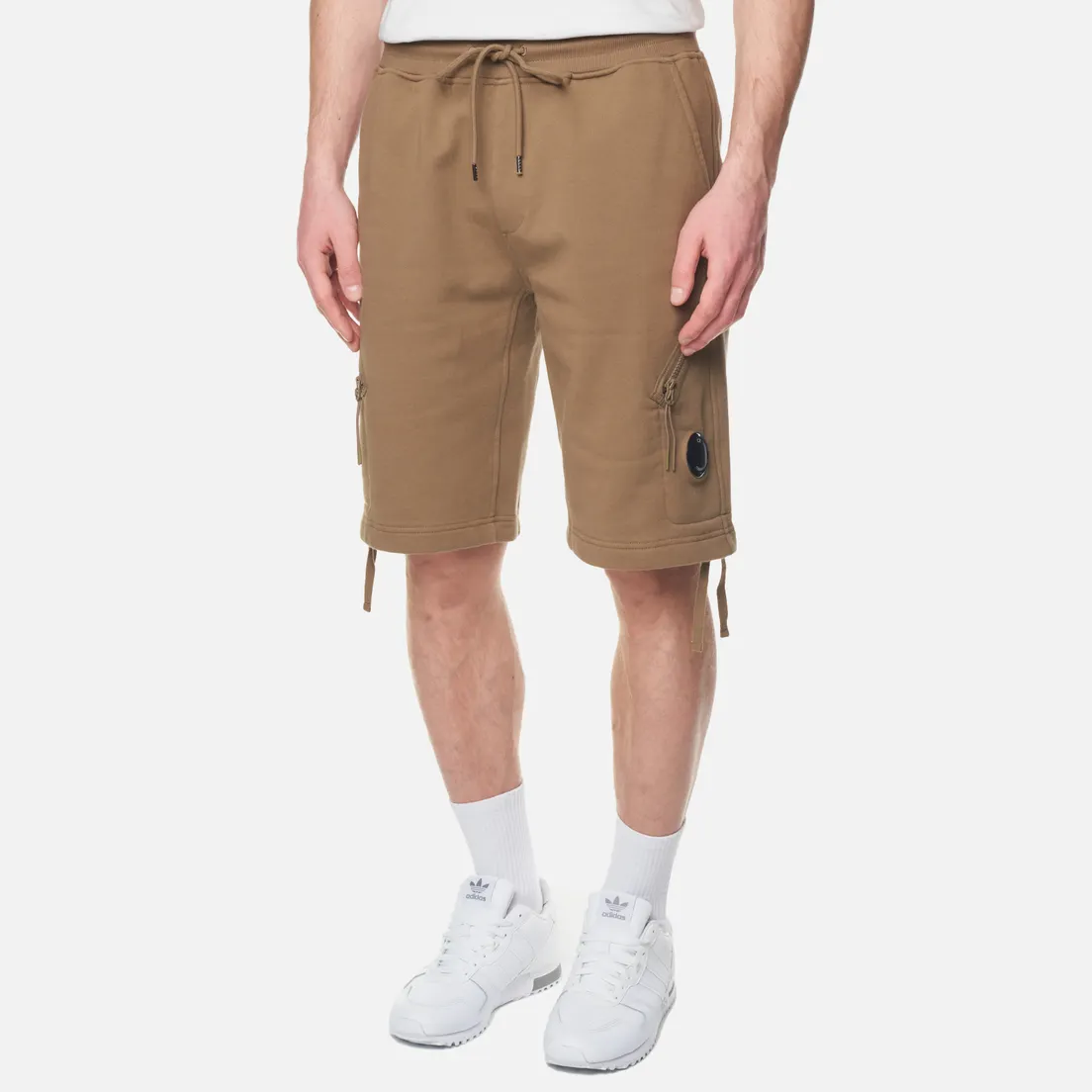 C.P. Company Мужские шорты Diagonal Raised Fleece Zipped Pocket