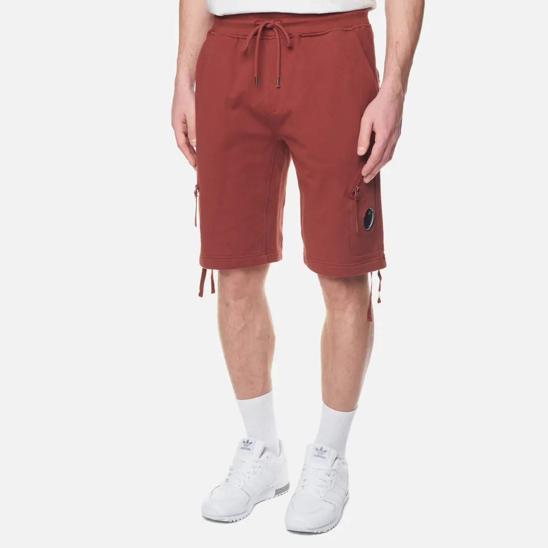 C.P. Company Мужские шорты Diagonal Raised Fleece Zipped Pocket