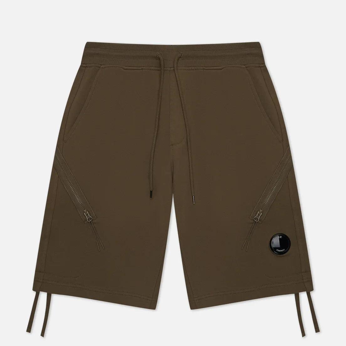 C.P. Company Мужские шорты Diagonal Raised Fleece Zipped Pocket