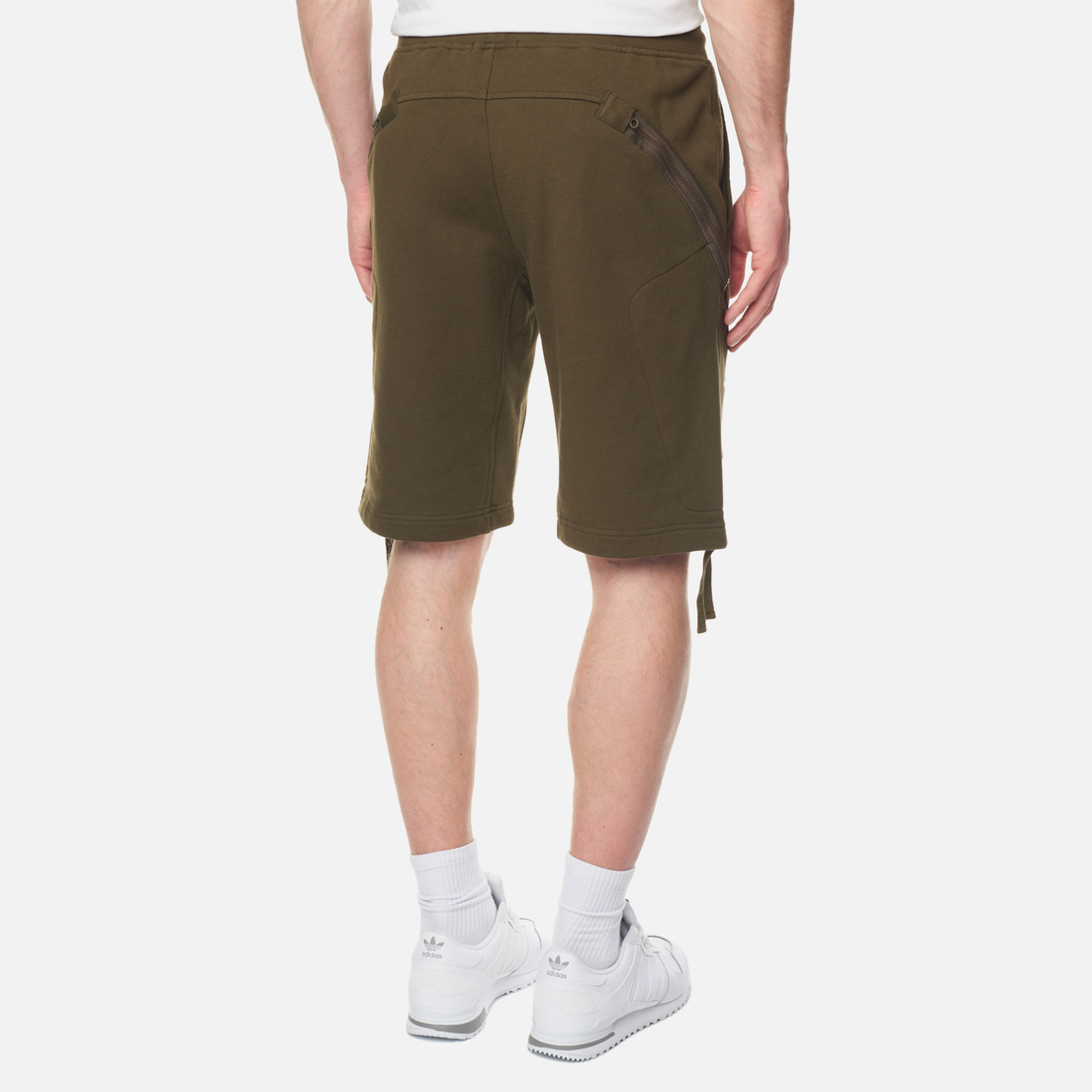 C.P. Company Мужские шорты Diagonal Raised Fleece Zipped Pocket