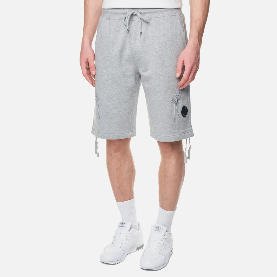 C.P. Company Мужские шорты Diagonal Raised Fleece Zipped Pocket