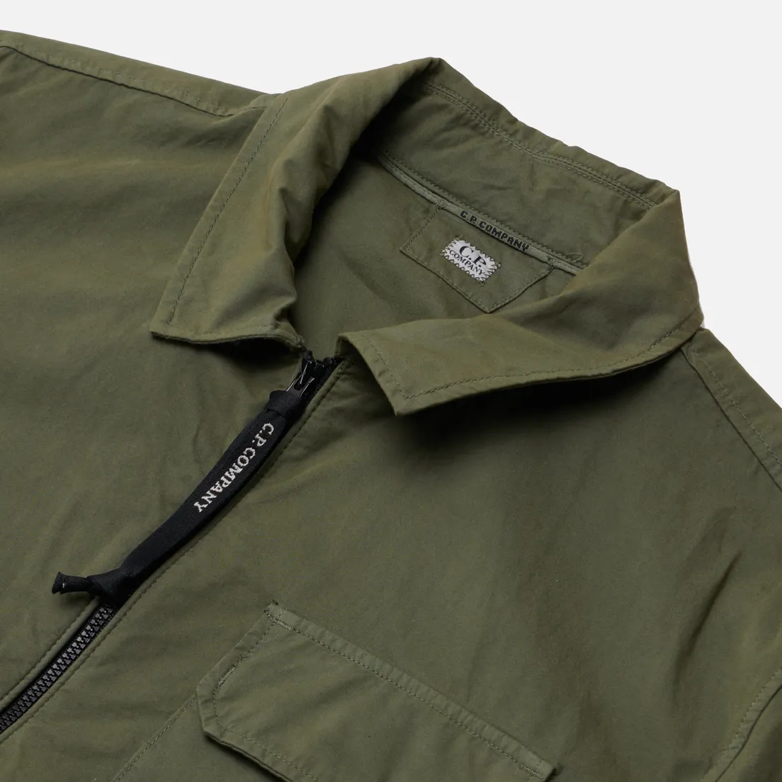 C.P. Company Мужская рубашка Gabardine Zipped