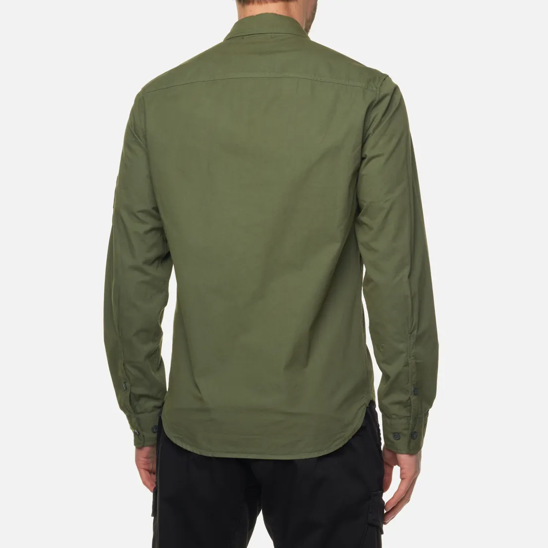 C.P. Company Мужская рубашка Gabardine Zipped