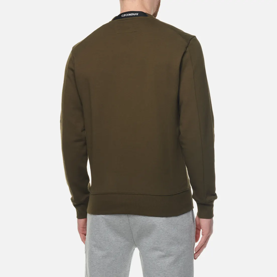 C.P. Company Мужская толстовка Back Logo Diagonal Raised Fleece