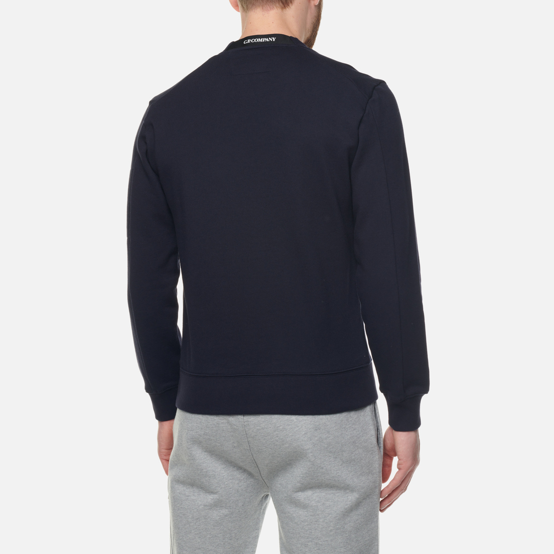 C.P. Company Мужская толстовка Back Logo Diagonal Raised Fleece