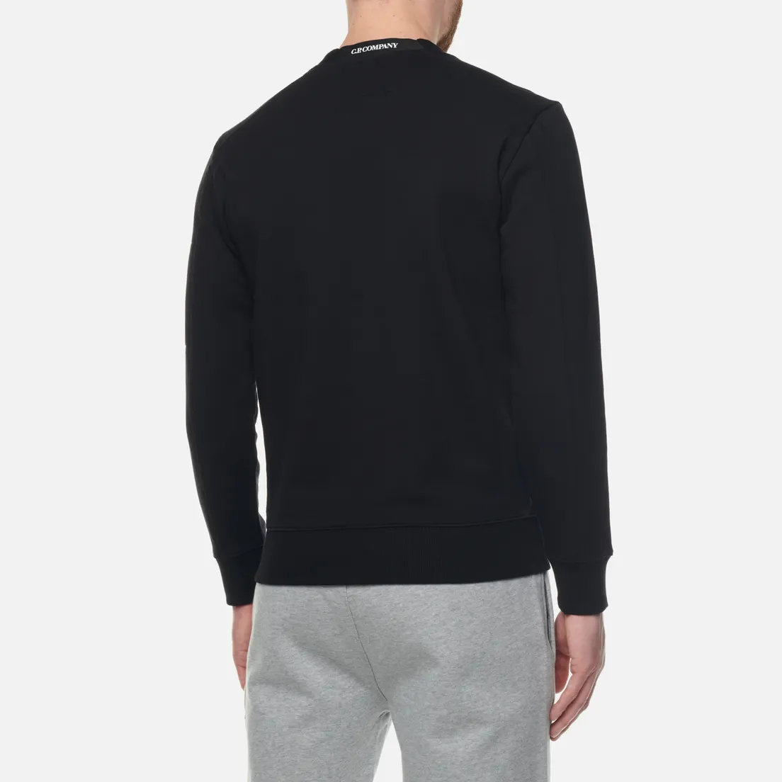 C.P. Company Мужская толстовка Back Logo Diagonal Raised Fleece