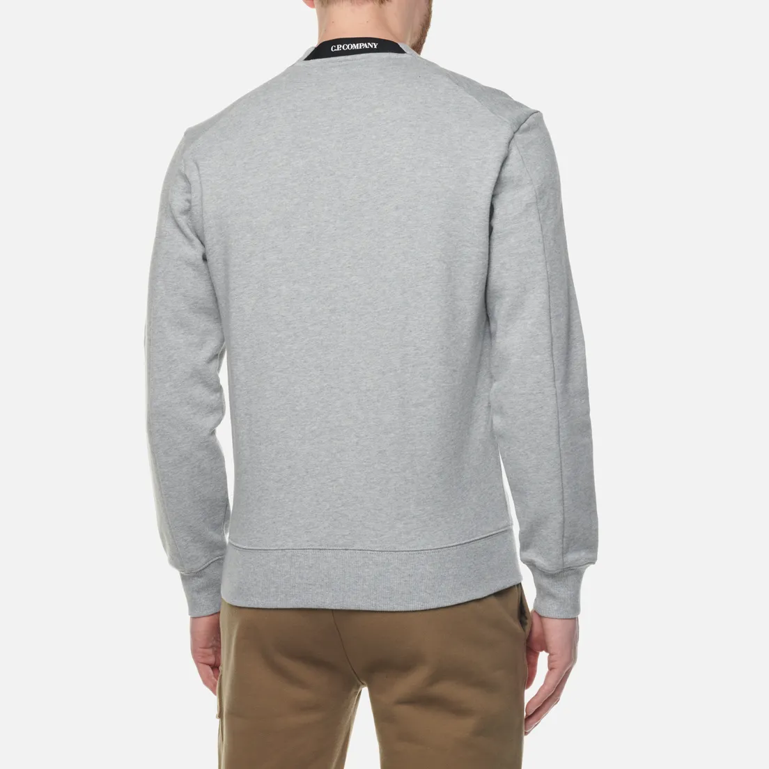 C.P. Company Мужская толстовка Back Logo Diagonal Raised Fleece