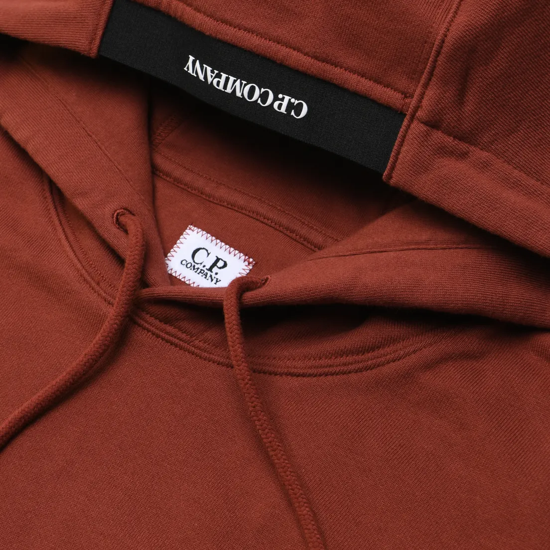 C.P. Company Мужская толстовка Logo Hoodie Diagonal Raised Fleece