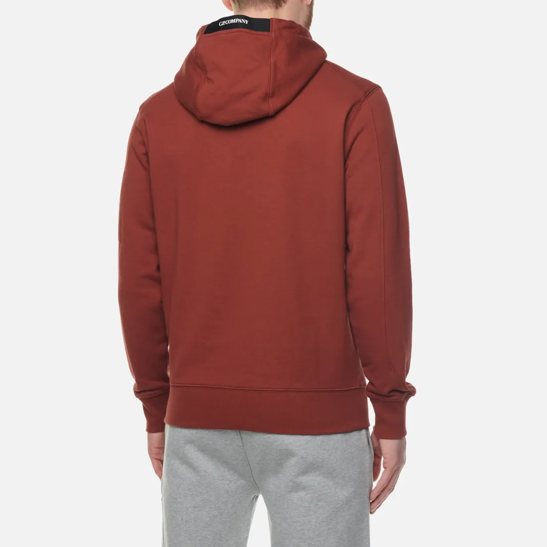 C.P. Company Мужская толстовка Logo Hoodie Diagonal Raised Fleece