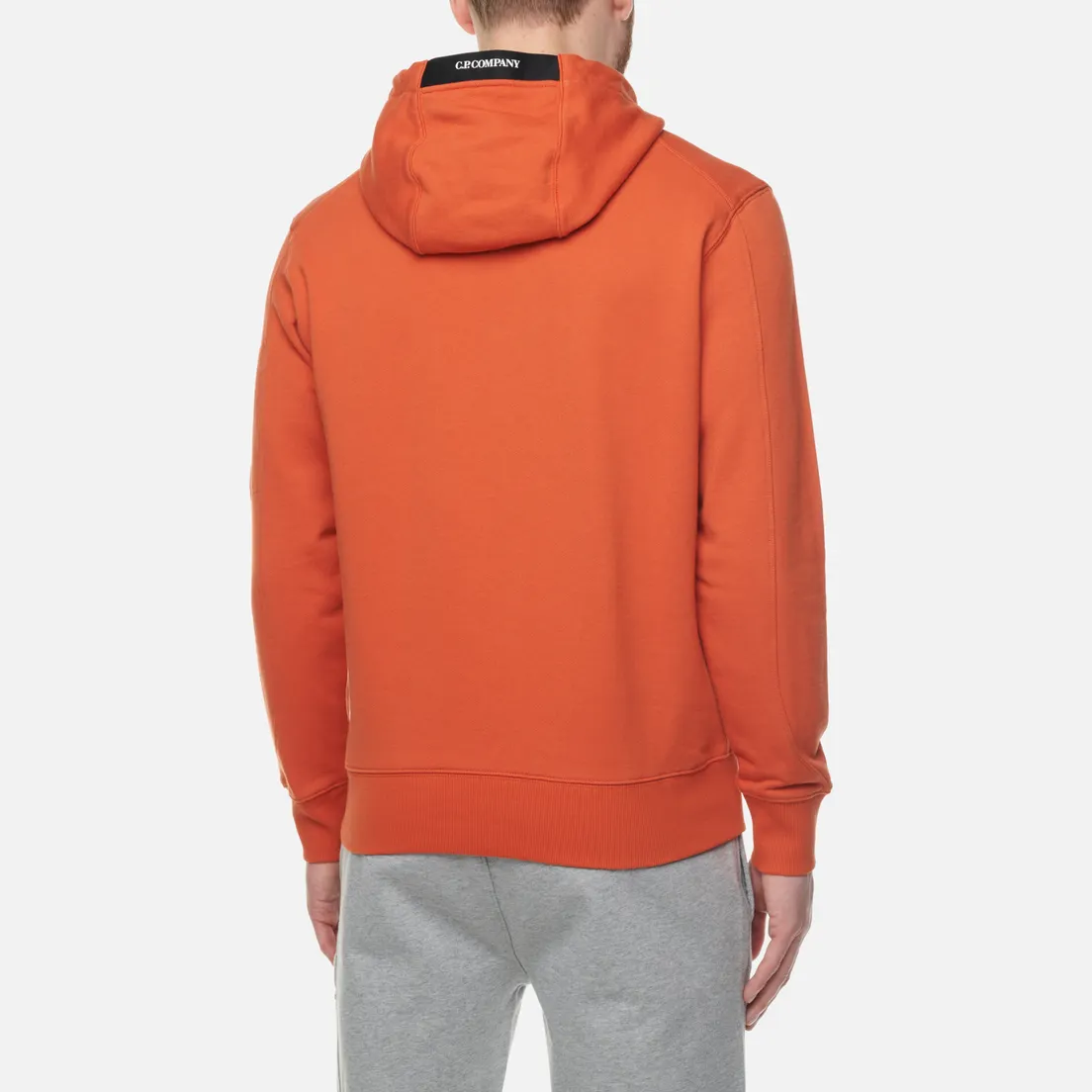 C.P. Company Мужская толстовка Logo Hoodie Diagonal Raised Fleece