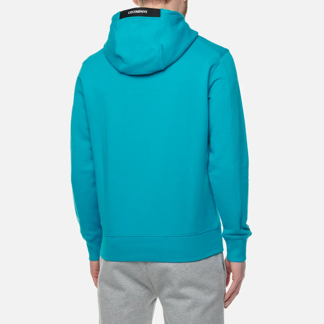 C.P. Company Мужская толстовка Logo Hoodie Diagonal Raised Fleece