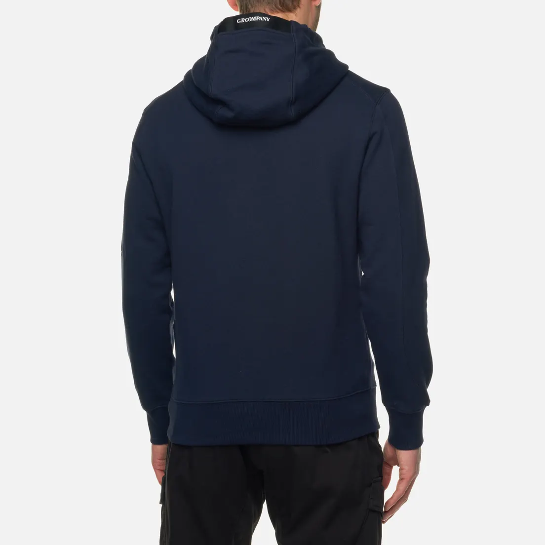 C.P. Company Мужская толстовка Logo Hoodie Diagonal Raised Fleece