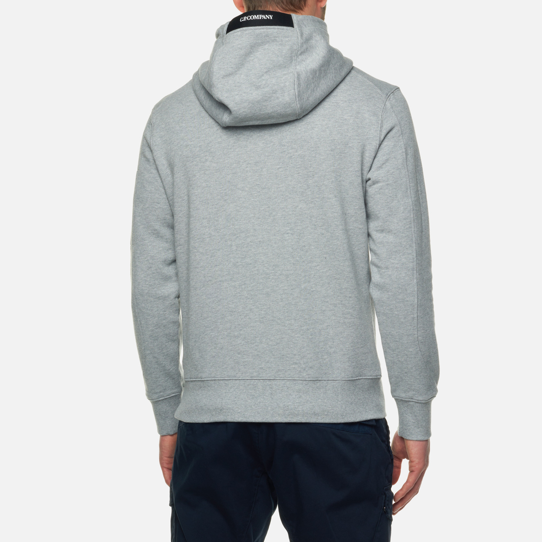 C.P. Company Мужская толстовка Logo Hoodie Diagonal Raised Fleece