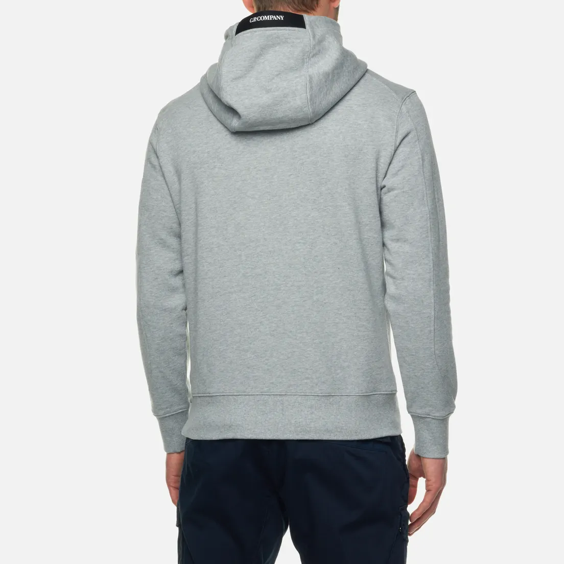 C.P. Company Мужская толстовка Logo Hoodie Diagonal Raised Fleece