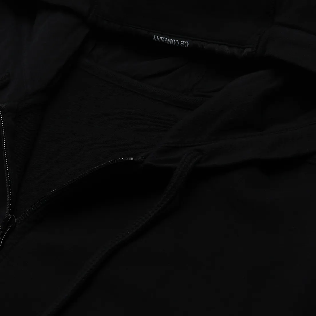 C.P. Company Мужская толстовка Light Fleece Zipped Grament Dyed Hoodie