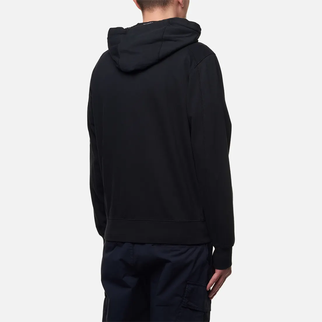 C.P. Company Мужская толстовка Light Fleece Zipped Grament Dyed Hoodie