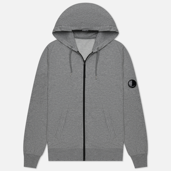CP Company Light Fleece Zipped Grament Dyed Hoodie 18190₽