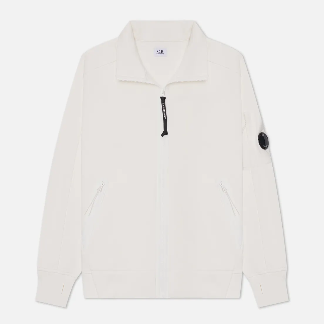 C.P. Company Мужская толстовка Full Zipped Diagonal Raised Fleece