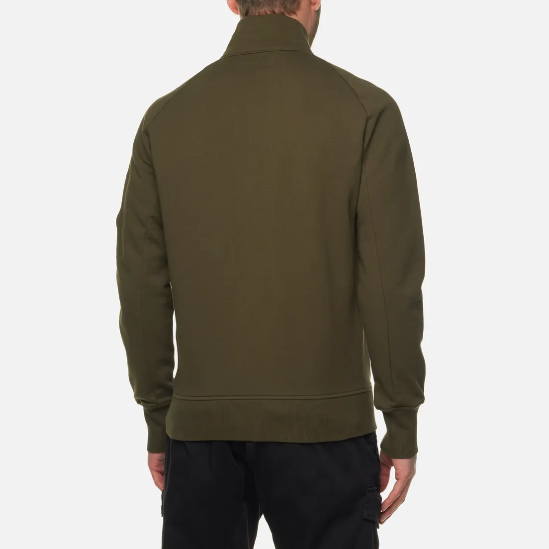 C.P. Company Мужская толстовка Full Zipped Diagonal Raised Fleece