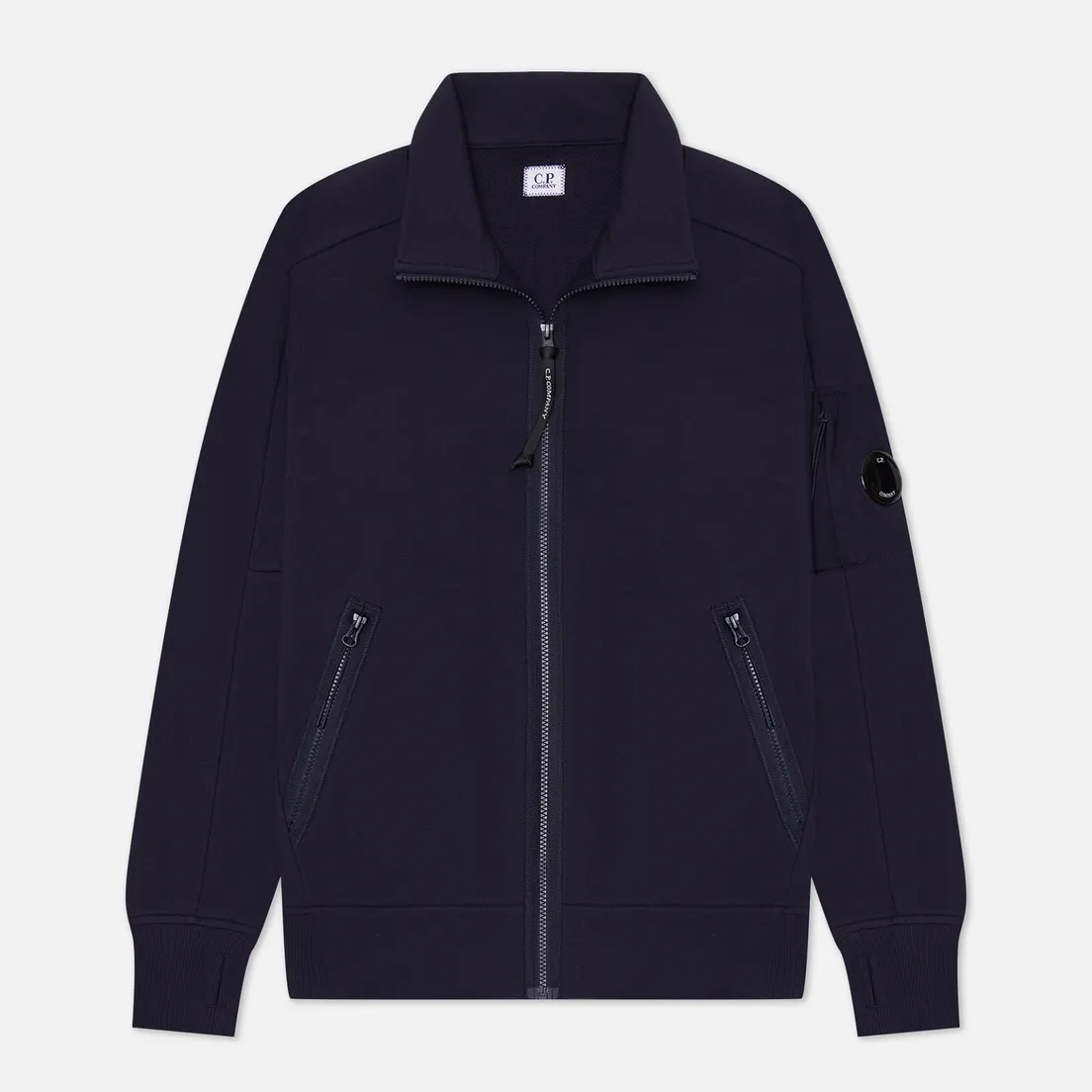 C.P. Company Мужская толстовка Full Zipped Diagonal Raised Fleece