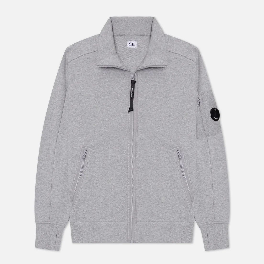 C.P. Company Мужская толстовка Full Zipped Diagonal Raised Fleece