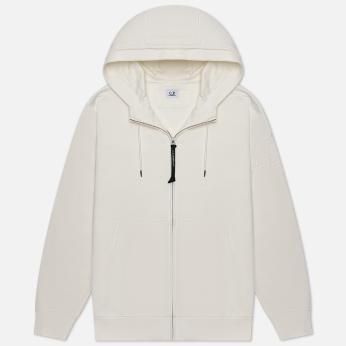CP Company Diagonal Raised Fleece Logo Zipped Hoodie 22190₽