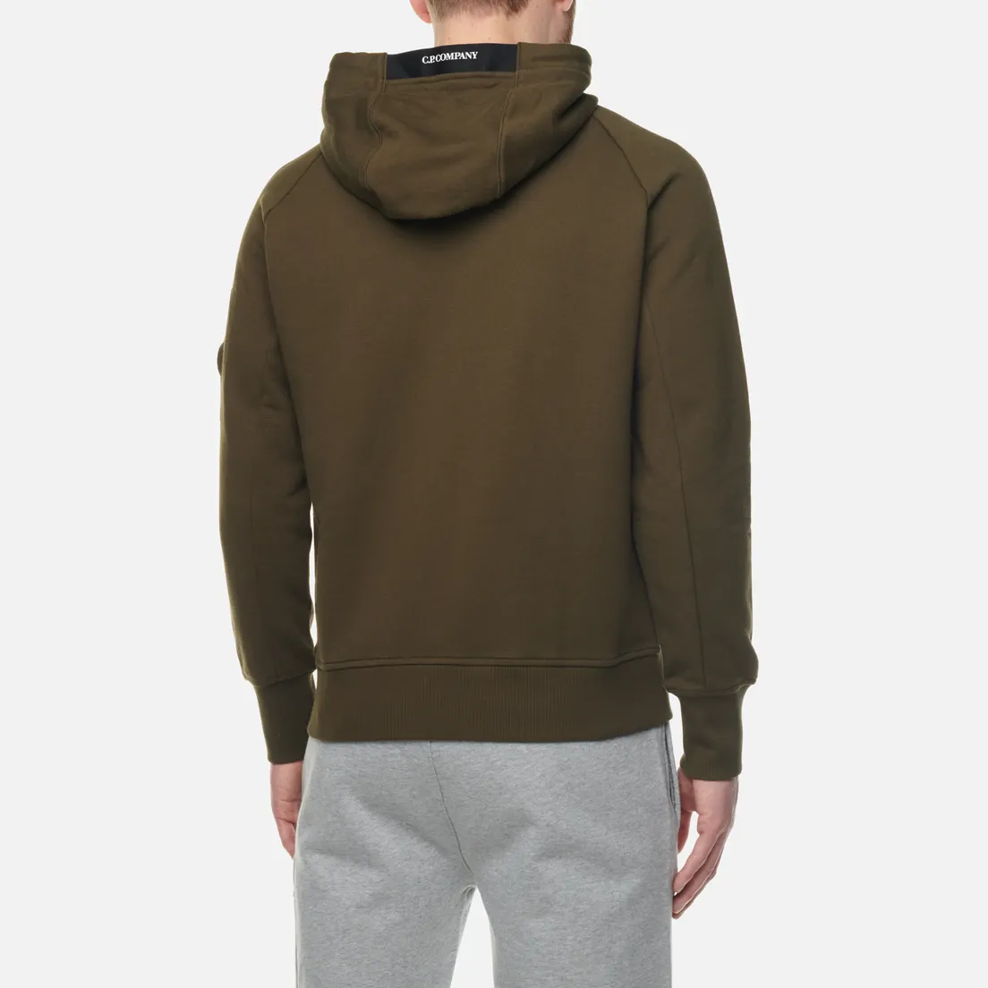 C.P. Company Мужская толстовка Zipped Hoodie Diagonal Raised Fleece