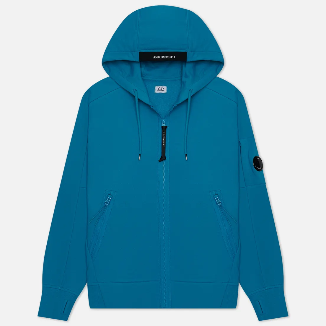 C.P. Company Мужская толстовка Zipped Hoodie Diagonal Raised Fleece
