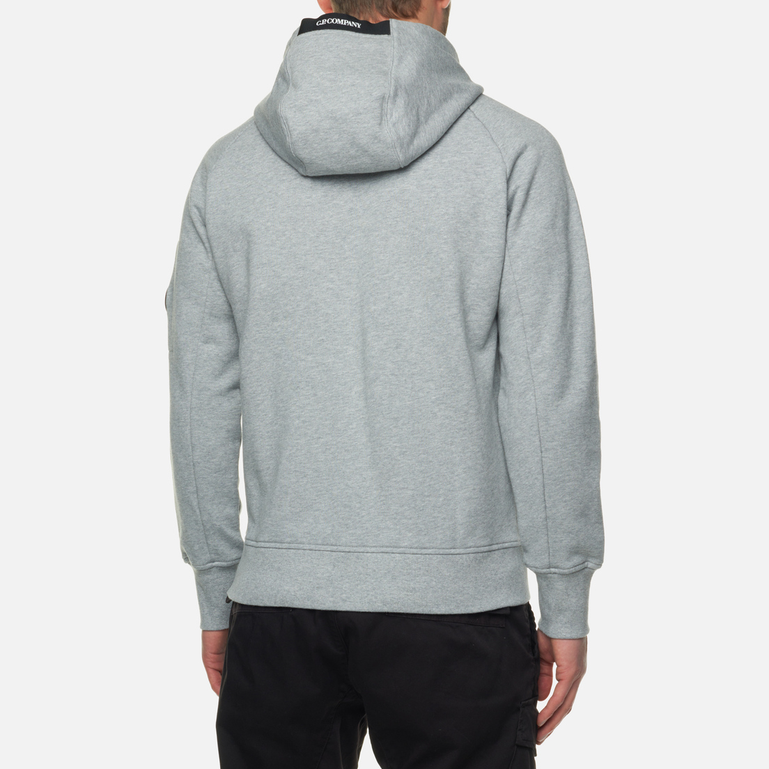 C.P. Company Мужская толстовка Zipped Hoodie Diagonal Raised Fleece