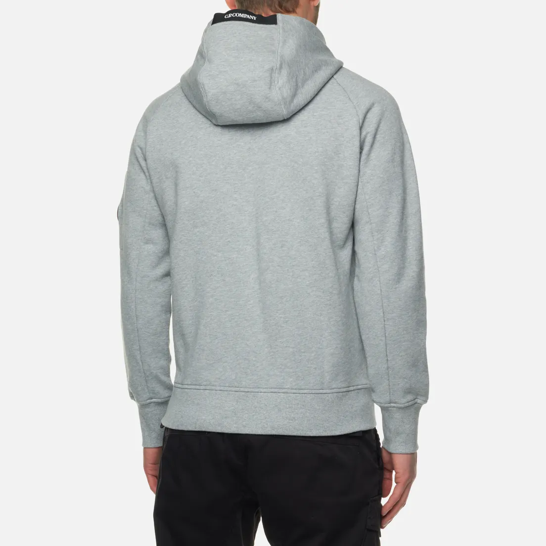C.P. Company Мужская толстовка Zipped Hoodie Diagonal Raised Fleece