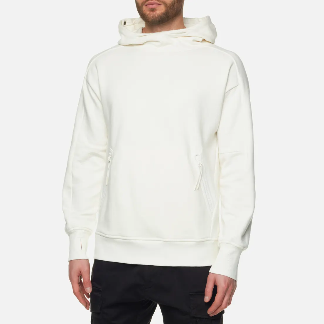 C.P. Company Мужская толстовка Goggle Hoodie Diagonal Raised Fleece