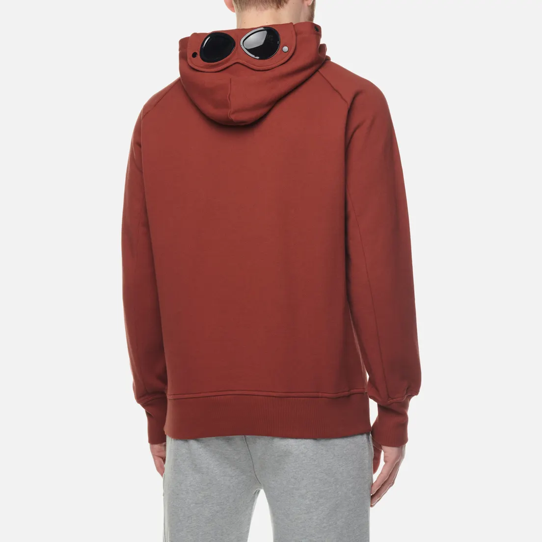 C.P. Company Мужская толстовка Goggle Hoodie Diagonal Raised Fleece