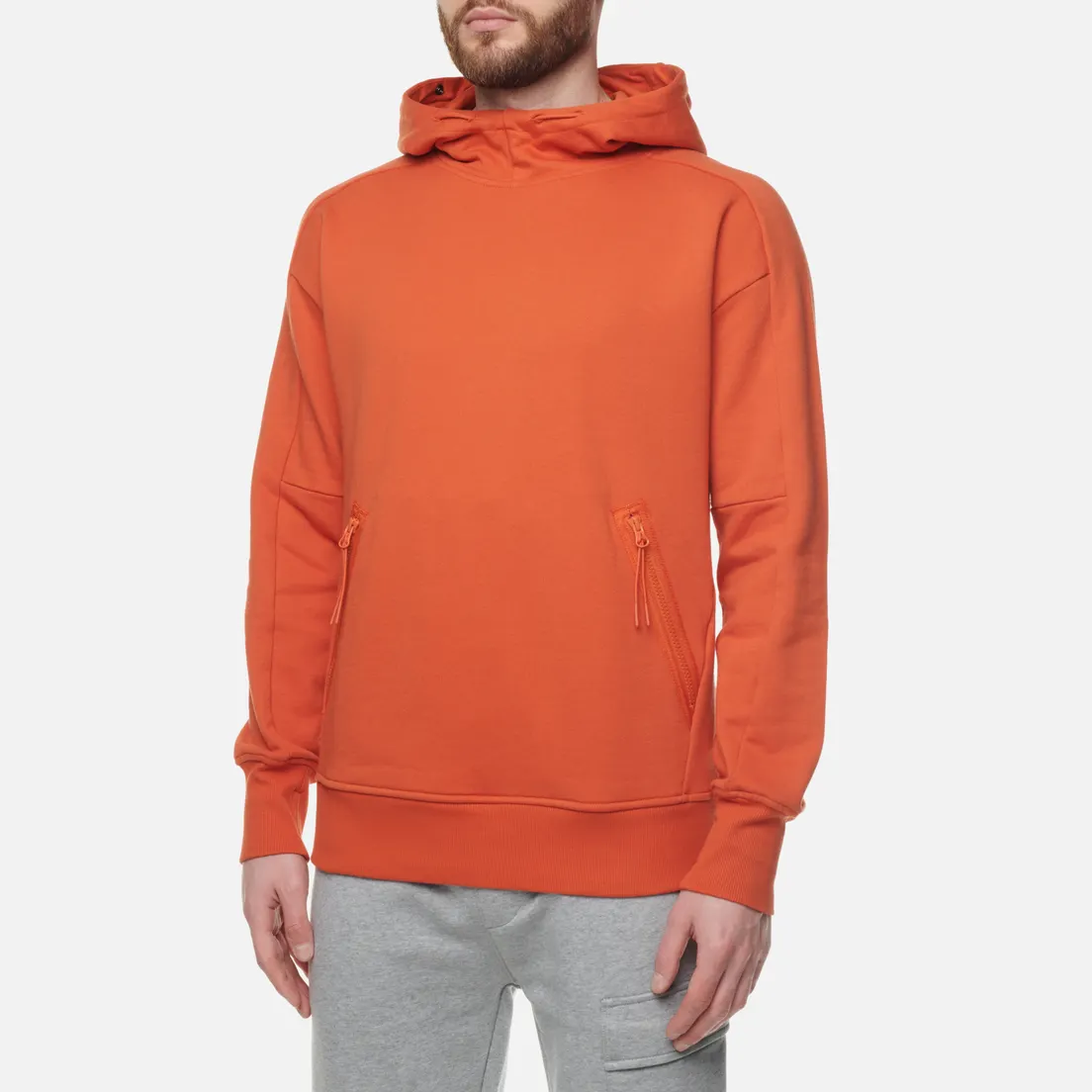 C.P. Company Мужская толстовка Goggle Hoodie Diagonal Raised Fleece