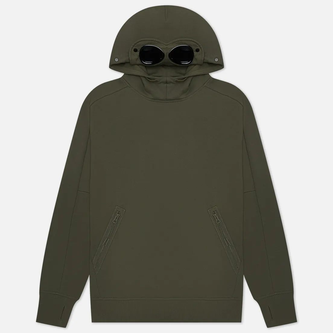 C.P. Company Мужская толстовка Goggle Hoodie Diagonal Raised Fleece