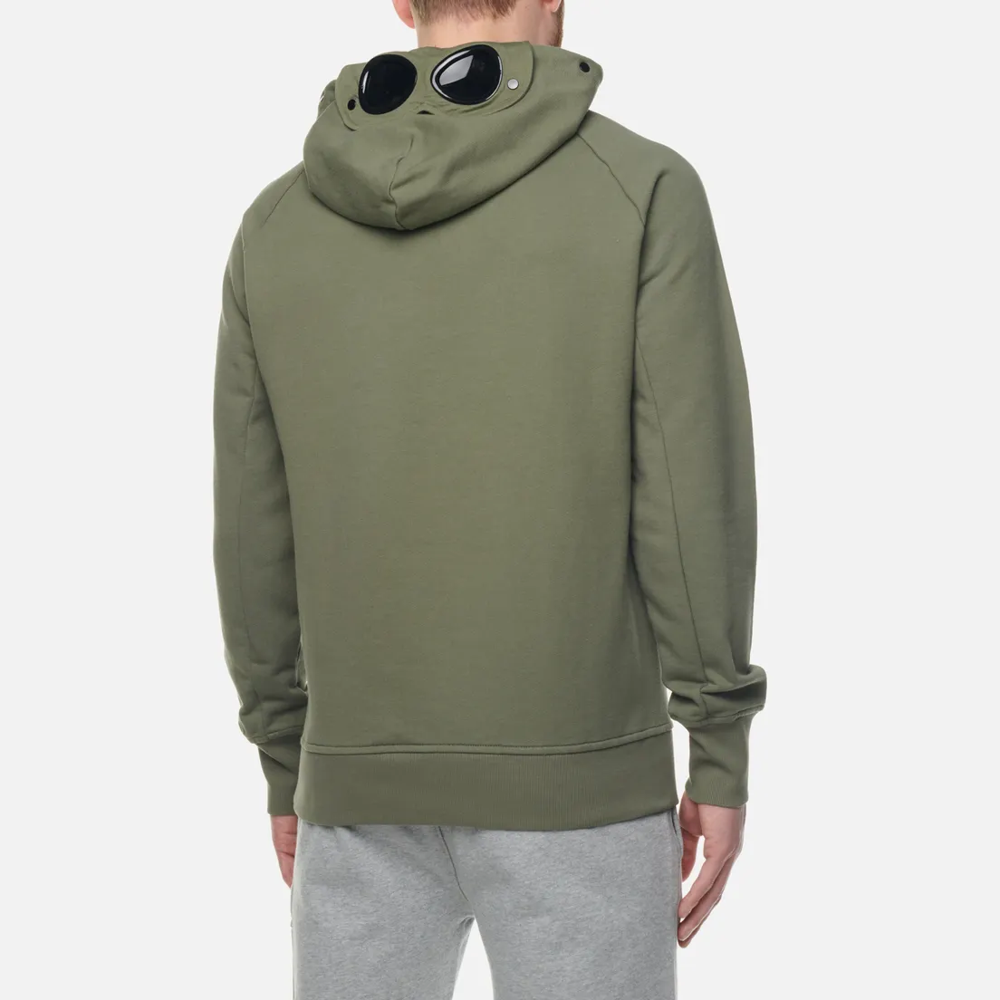 C.P. Company Мужская толстовка Goggle Hoodie Diagonal Raised Fleece