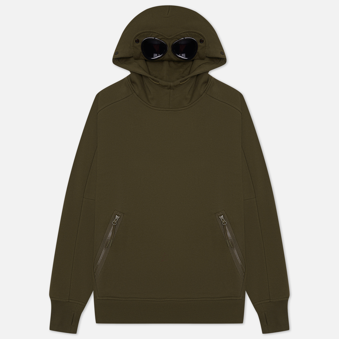 C.P. Company Мужская толстовка Goggle Hoodie Diagonal Raised Fleece