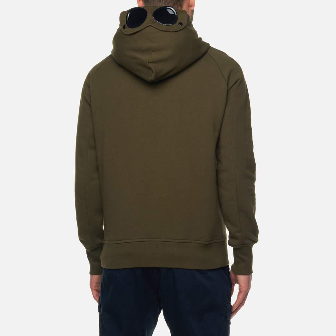 C.P. Company Мужская толстовка Goggle Hoodie Diagonal Raised Fleece