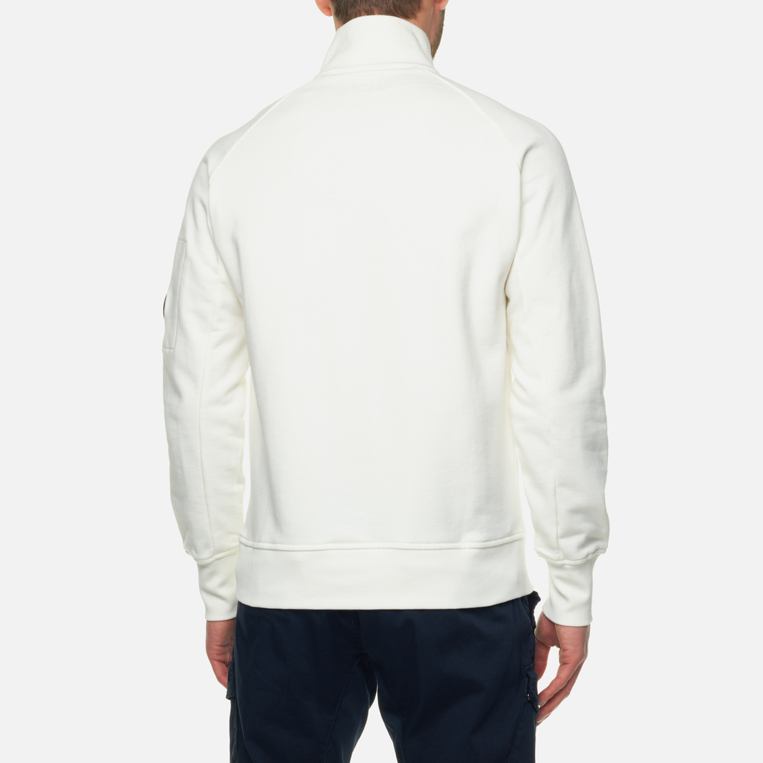 C.P. Company Мужская толстовка Stand Collar Diagonal Raised Fleece