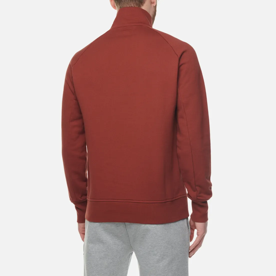 C.P. Company Мужская толстовка Stand Collar Diagonal Raised Fleece