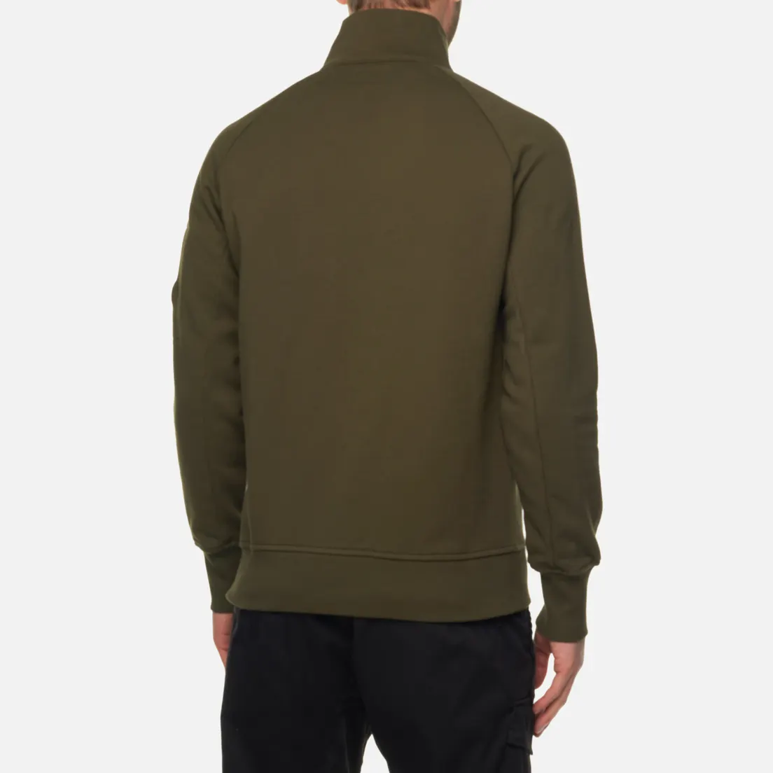 C.P. Company Мужская толстовка Stand Collar Diagonal Raised Fleece