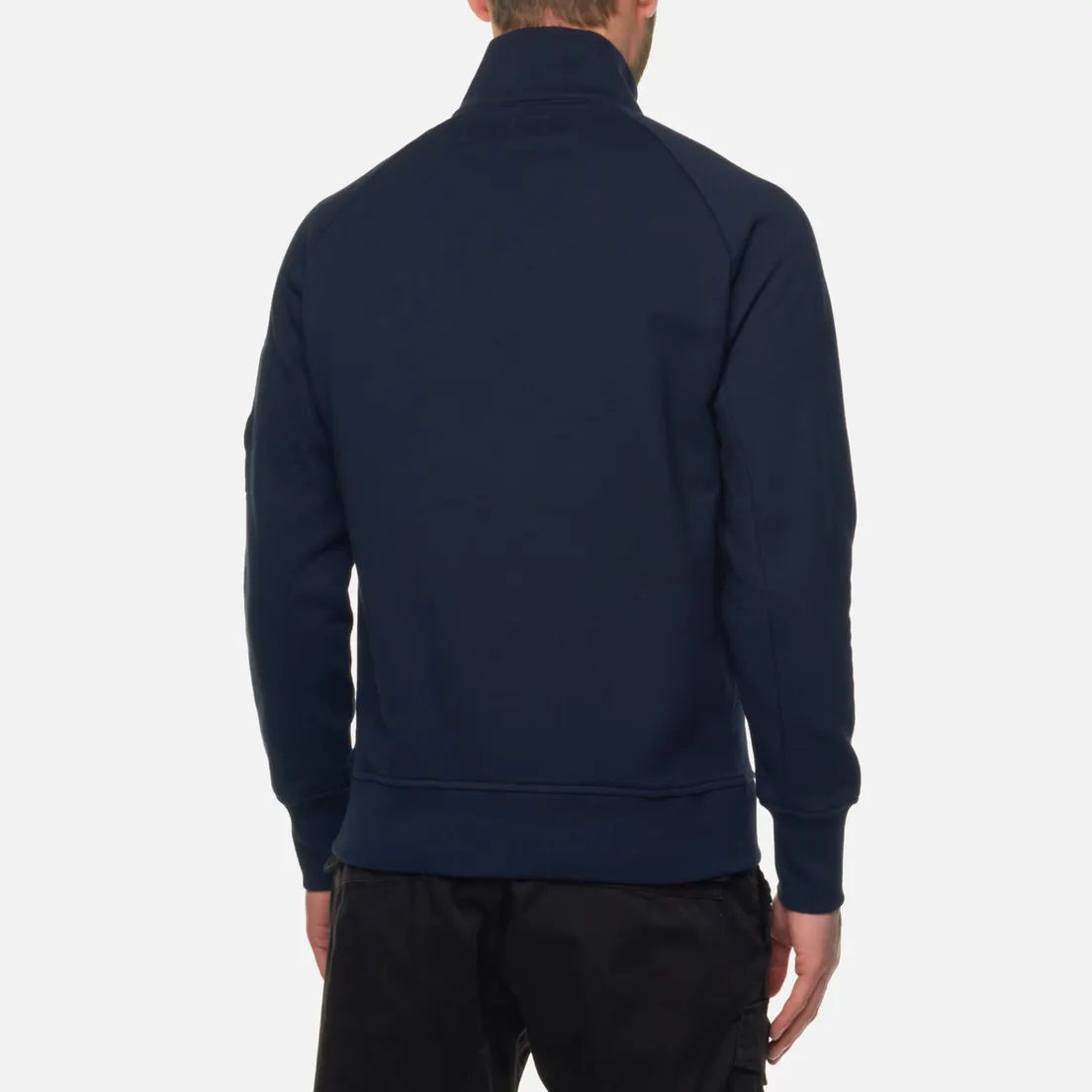C.P. Company Мужская толстовка Stand Collar Diagonal Raised Fleece