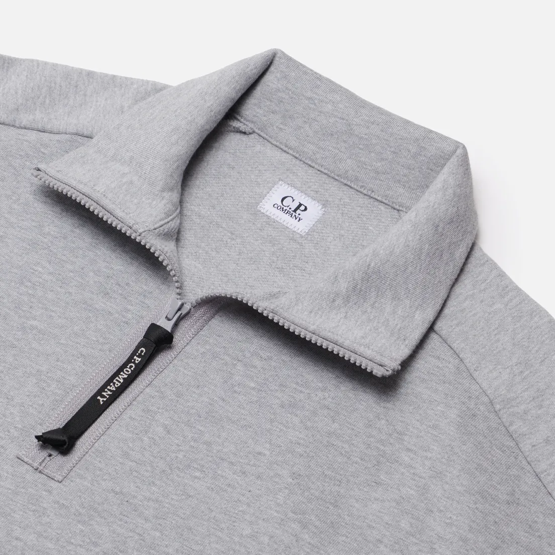 C.P. Company Мужская толстовка Stand Collar Diagonal Raised Fleece