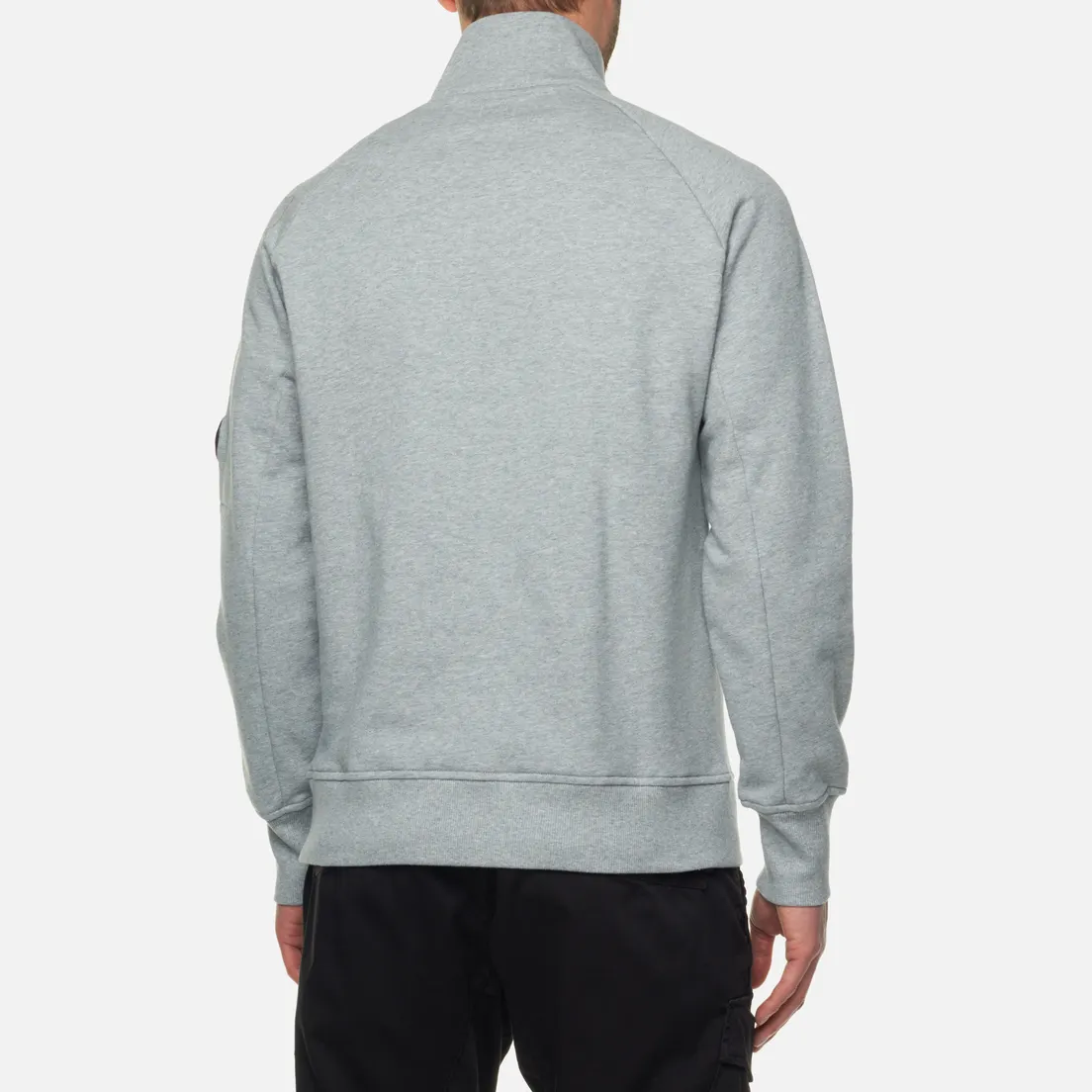 C.P. Company Мужская толстовка Stand Collar Diagonal Raised Fleece