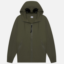 C.P. Company Мужская толстовка Goggle Zipped Hoodie Diagonal Raised Fleece